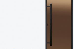 Дверь Harvia Legend ALU 8×21 стекло бронза